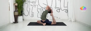 Banner Eka Pada Rajakapotasana