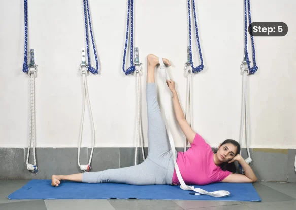 Anantasana(step 5)
