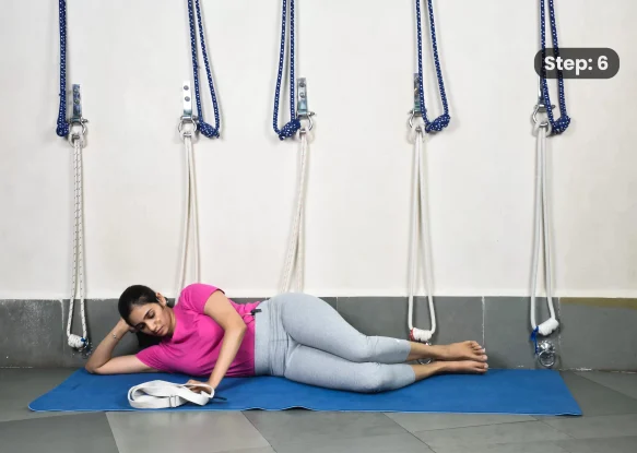 Anantasana(step 6)