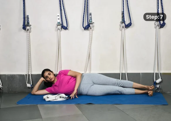 Anantasana(step 7)