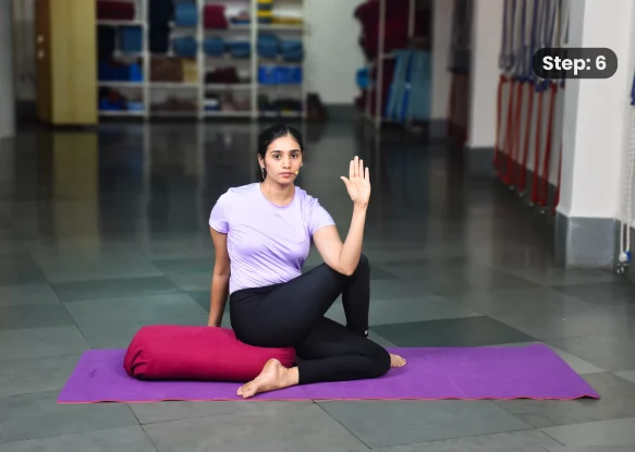 Ardha Matsyendrasana(step 6)