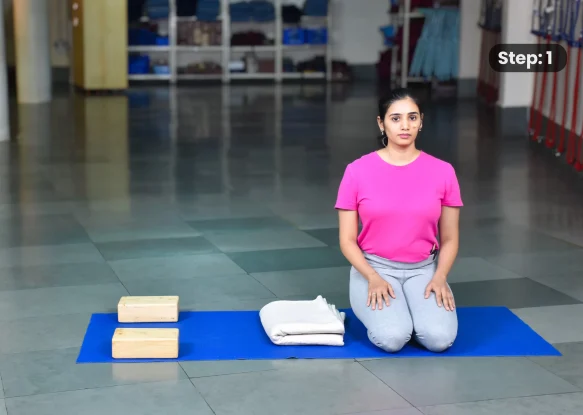 Bhujangasana (step 1)
