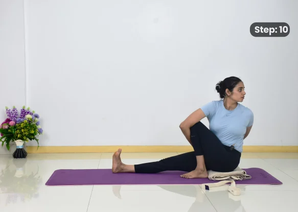 Marichyasana 3(step 10)