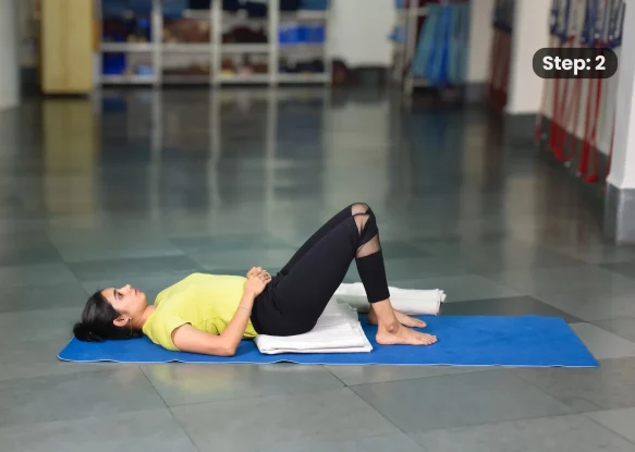 Pawanmuktasana(step 2)