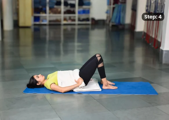 Pawanmuktasana(step 4)