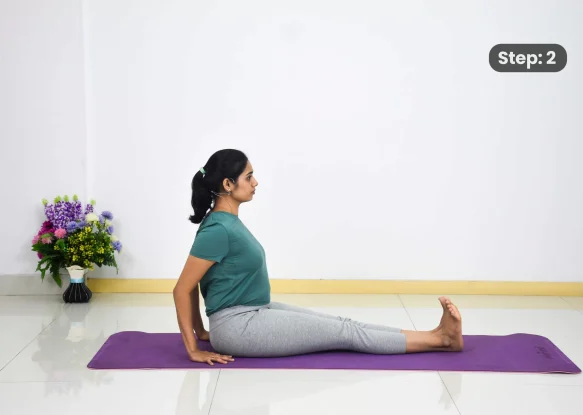 Purvottanasana(step 2)
