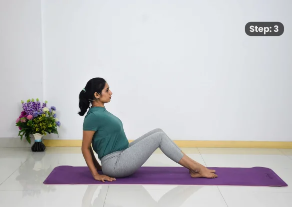 Purvottanasana(step 3)