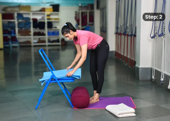 Salamba Sarvangasana(step 2)