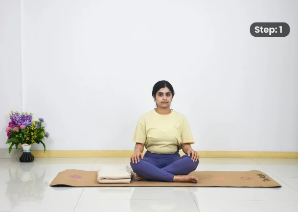 Supta Akunchanasana(step 1)