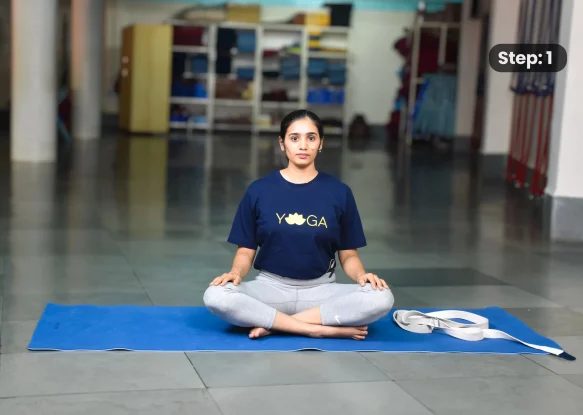 Supta Padangusthasana I(step 1)