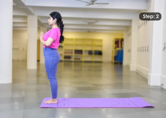 Surya Namaskar Step 2