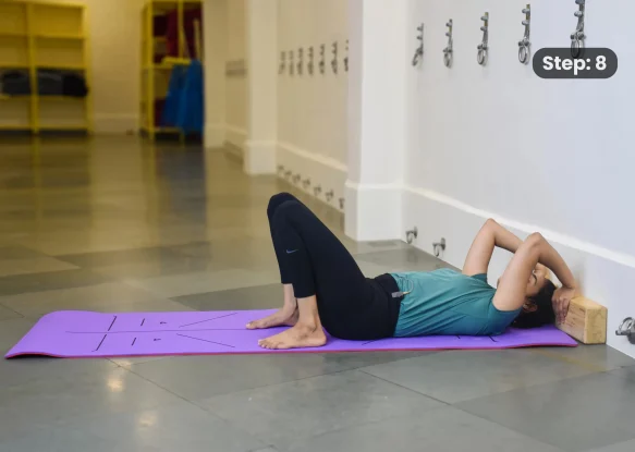 Urdhva Dhanurasana(step 8)
