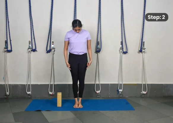 Urdhva Hastasana(step 2)