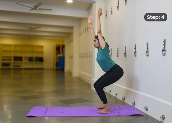 Utkatasana(step 4)