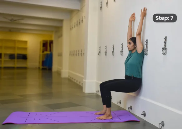 Utkatasana(step 7)
