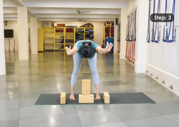 Uttanasana Step 3