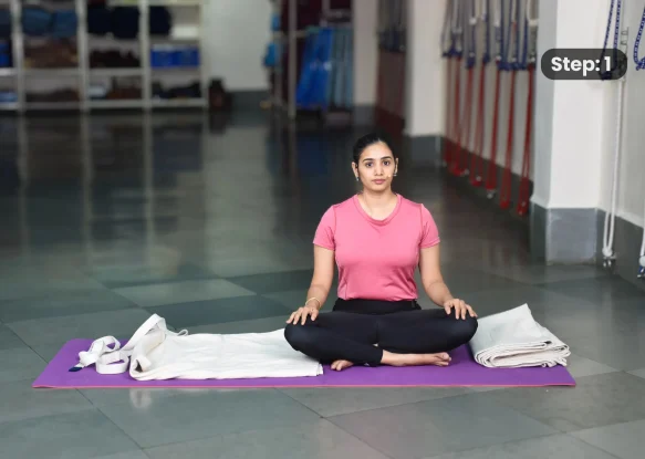 Vajrasana(step 1)
