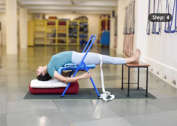 Viparita Dandasana Step 4