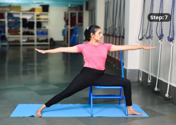Virabhadrasana Ii(step 7)