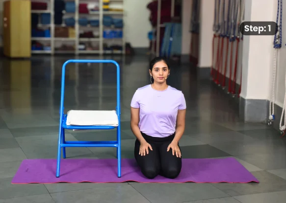 Virabhadrasana I(step 1)