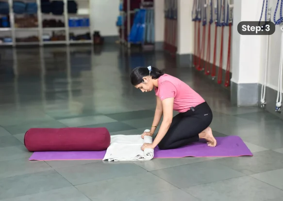 Virasana(step 3)
