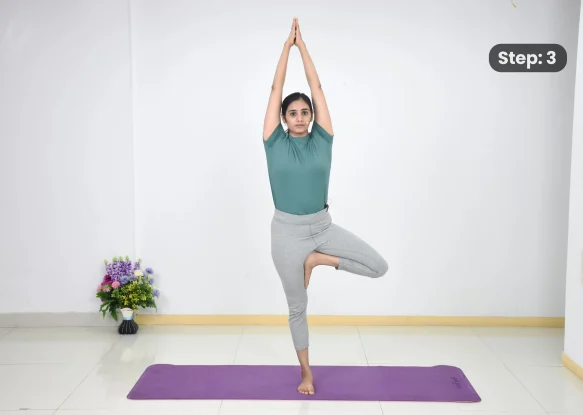 Vrikshasana(step 3)